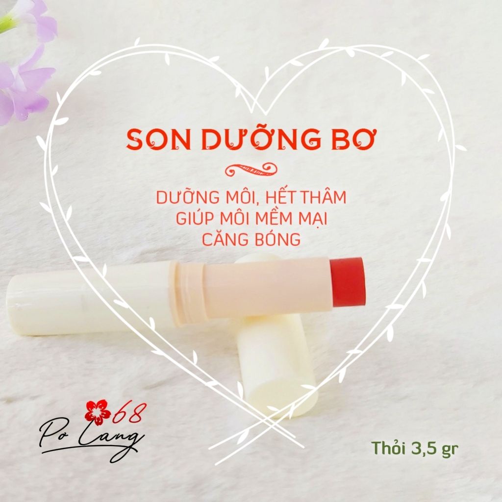 Son Dưỡng Gấc Pơ Lang Giảm Thâm Môi Giúp Môi Mềm Mại, Căng Bóng thỏi 3.5g