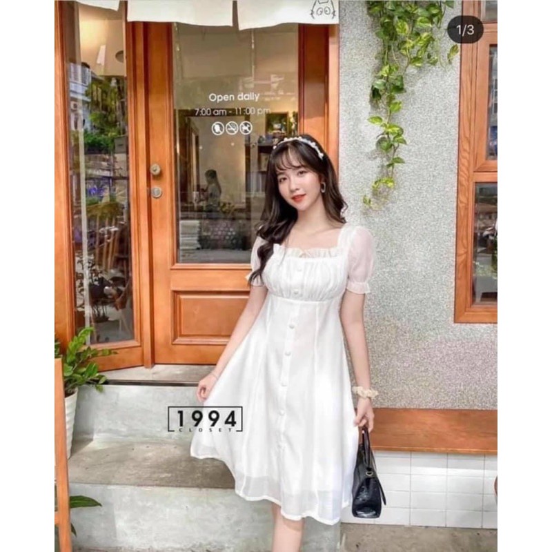 [Ảnh thật/Video] Váy Myan phối voan tơ Đầm dự tiệc công chúa (ảnh thật shop chụp)