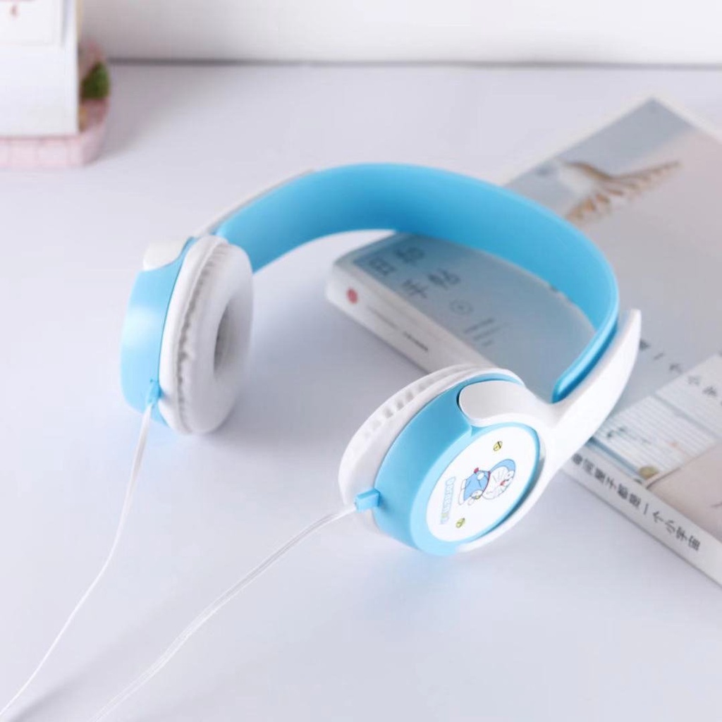 Tai nghe chụp tai Doraemon/ Hello Kitty