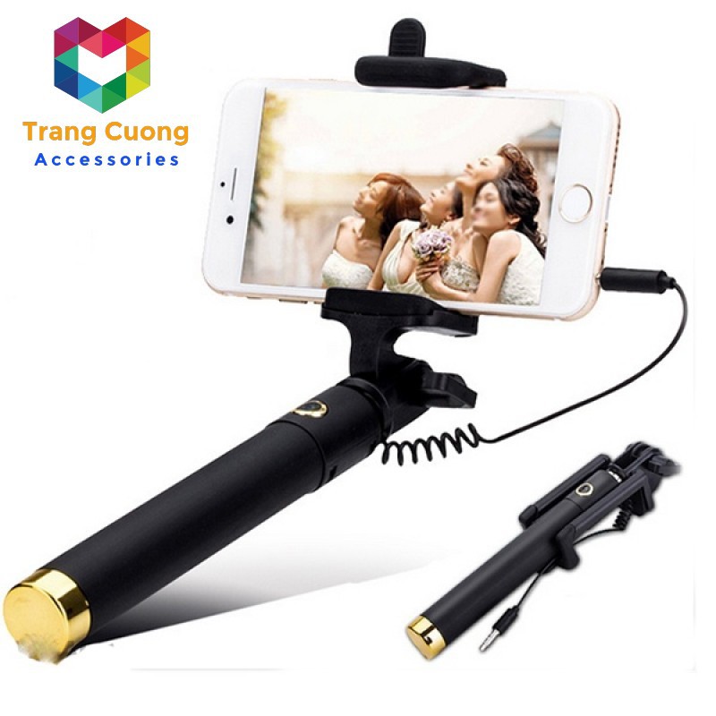 [Mã ELORDER5 giảm 10k đơn 20k] [FREESHIP] Gậy Tự Sướng Selfie Stick cổng Lightning và 3.5mm - Hỗ trợ các dòng máy