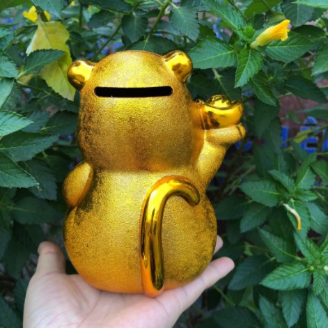 Ống Tiết Kiệm Hình Hổ Vàng Đựng Tiền Tiết Kiệm