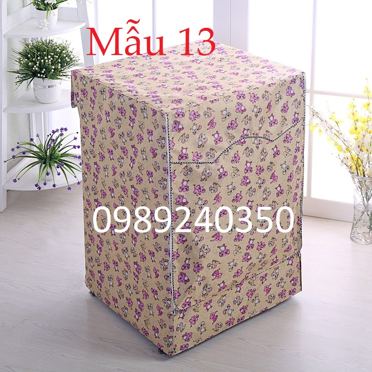 Áo trùm vỏ bọc che máy giặt LG cửa trước lồng ngang 7kg - 10kg loại tốt