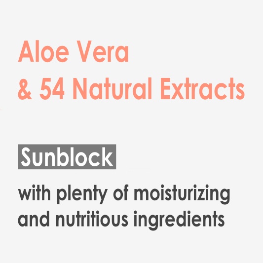 Dung tích LỚN / kem chống nắng / kem chống nắng / face & body / Aloe Vera 500ml made in Korea