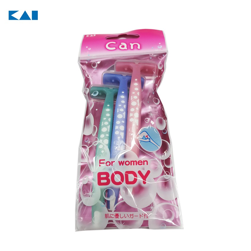 Set 3 Chiếc Dao Cạo Lông Cơ Thể Nữ Kai Can Body - Larva Store