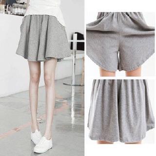 Quần giả váy dáng rộng lưng cao chất liệu cotton cao cấp thời trang