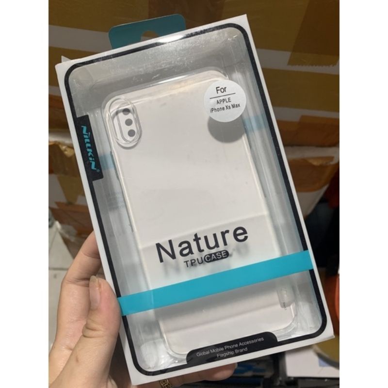 Ốp lưng Nillkin Nature TPU dẻo trong suốt cho Iphone X/XS/XR/XS MAX.