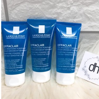 Sữa Rửa Mặt Cho Da Dầu Mụn, Nhạy Cảm La Roche-Posay Effaclar 50ml