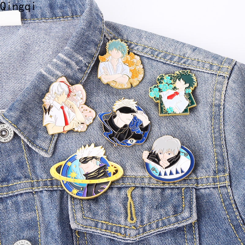 Ghim cài áo MISS ZOE bằng kim loại hình nhân vật hoạt hình 2d