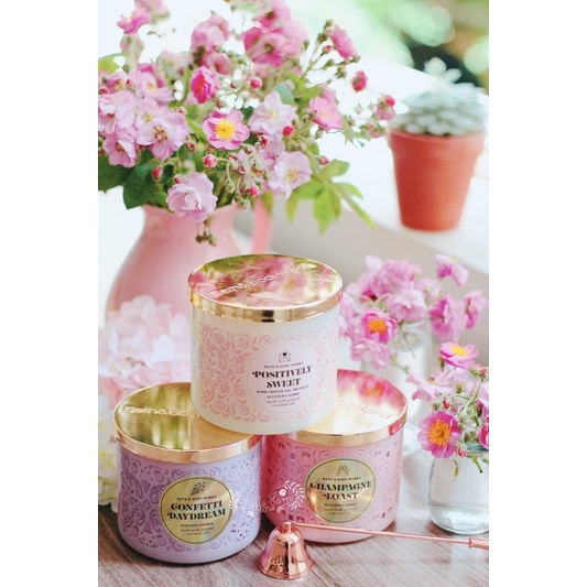 Nến thơm 3 bấc  Bath and Body works - hàng chính hãng