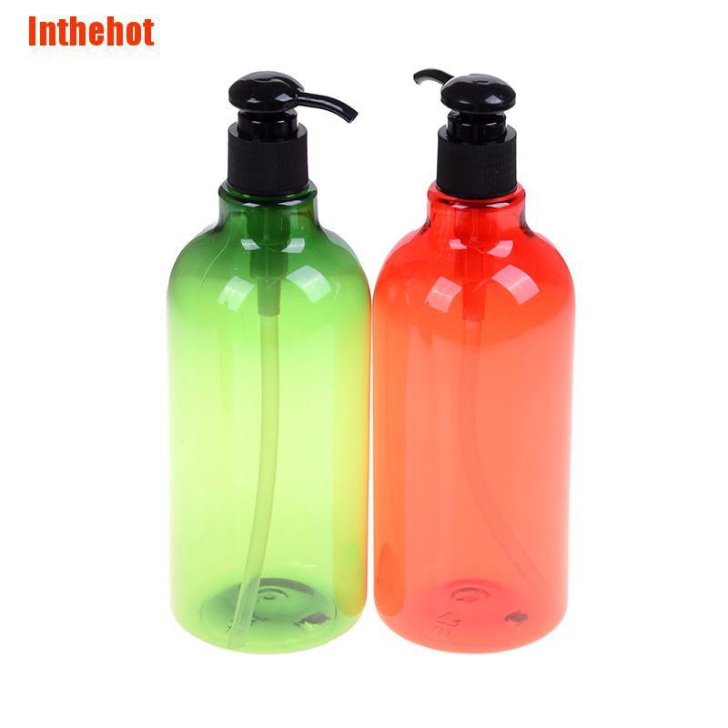 Bình Nhựa Đựng Dầu Gội 500ml Tiện Dụng