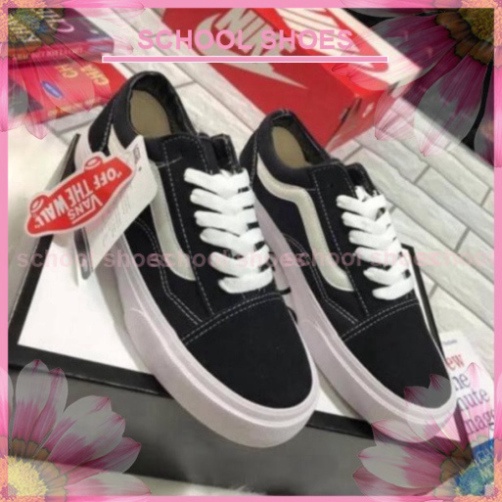 [Shool Shoes] Giày Vans đen , Giày Sneaker Thể Thao Nam Nữ Full Box Bảo Vệ | BigBuy360 - bigbuy360.vn