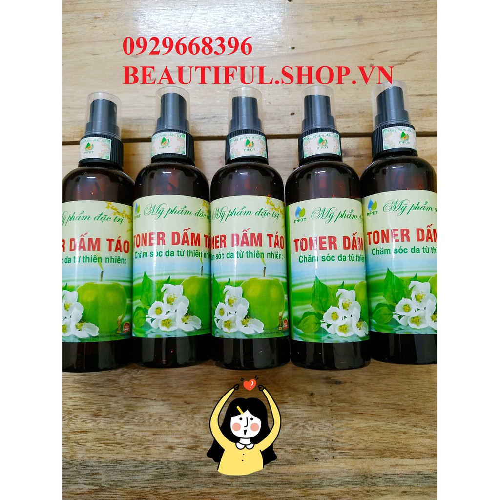 ✔️[100% Chính Hãng] Toner Dấm Táo_ Chăm Sóc Da Từ Thiên Nhiên, Da Trắng, Xinh, Se Lỗ Chân Lông, Mờ Thâm, Chống Lão Hóa