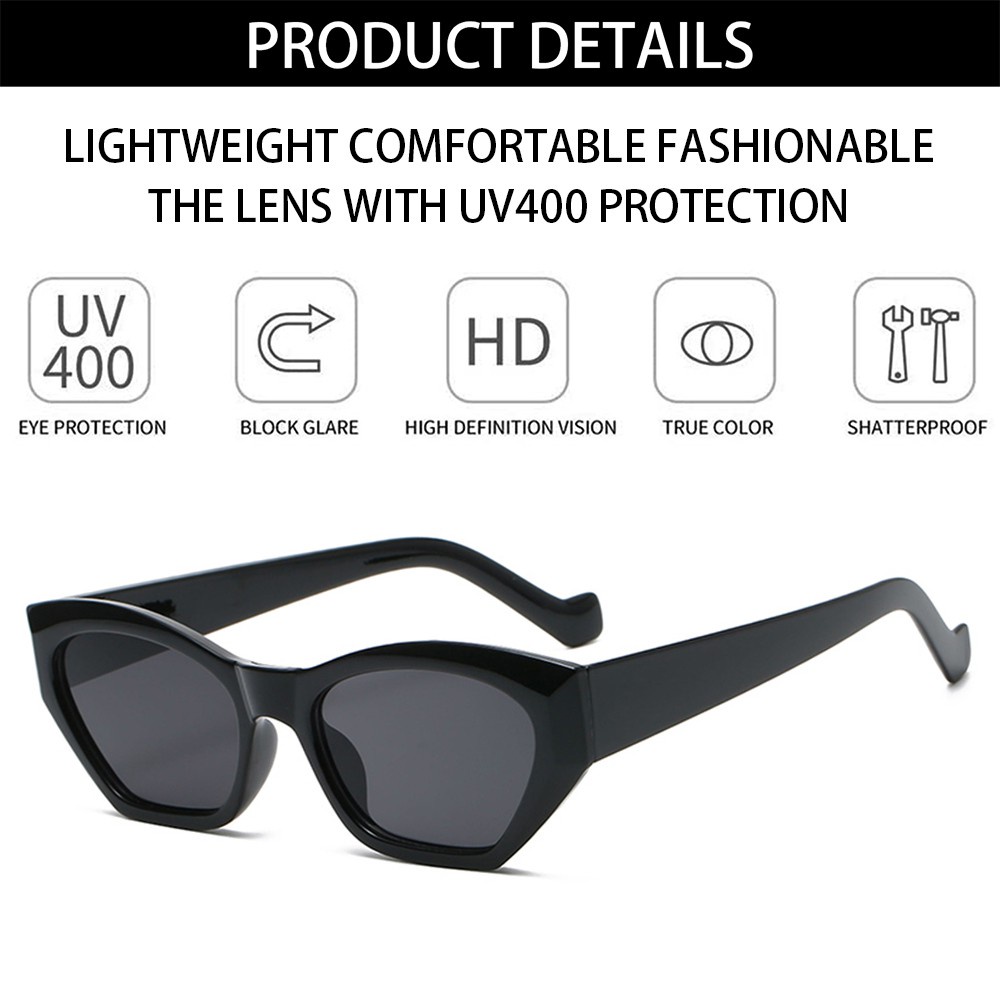 Kính Mát Gọng Chữ Nhật Chống Tia Uv 400 90s Phong Cách Cổ Điển Thời Trang Cho Nam Nữ