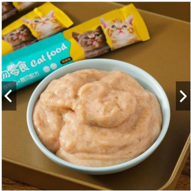 STHA- 1 thanh Pate Cat food &amp; Ciao Soup cho mèo Súp thưởng mèo thức ăn cho mèo dạng sốt