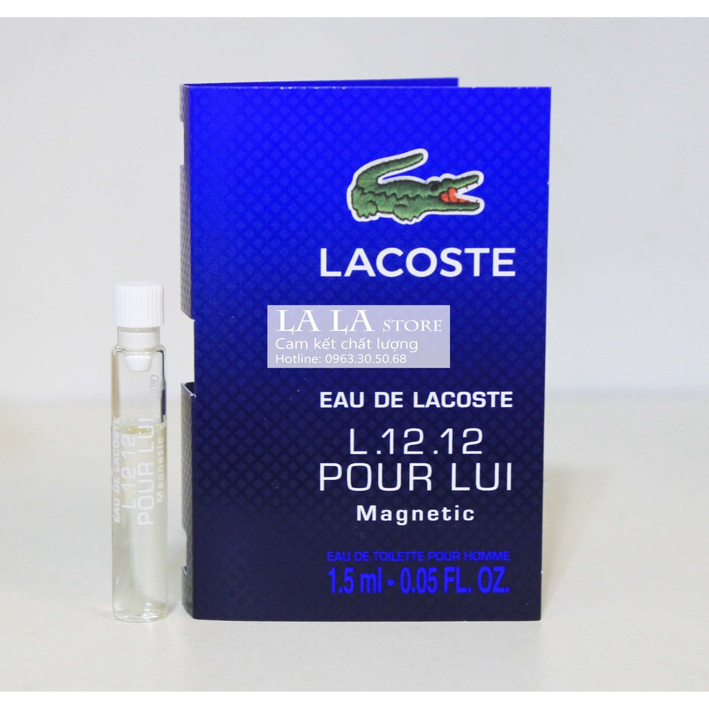 [ mẫu thử ] Vial nước hoa Lacoste EDT 1.5ml