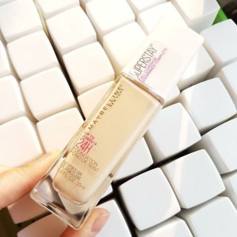 Kem Nền Che Phủ Hoàn Hảo, Bền Màu Lâu Trôi Maybelline Super Stay 24H Full Coverage Foundation 30ml