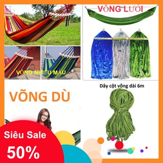 [GIÁ SẬP SÀN] VÕNG DÙ, VÕNG LƯỚI NHIỀU MÀU CAO CẤP [SÌ]