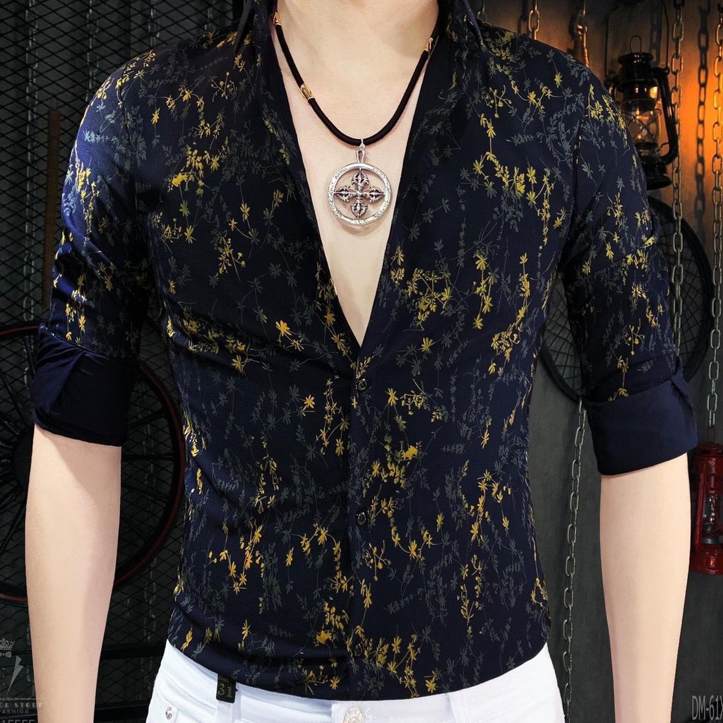 áo sơ mi nam nữ hoạ tiết căp đoi tay dài vải lụa 3d in họa tiết trắng vải lụa 3d form body | BigBuy360 - bigbuy360.vn