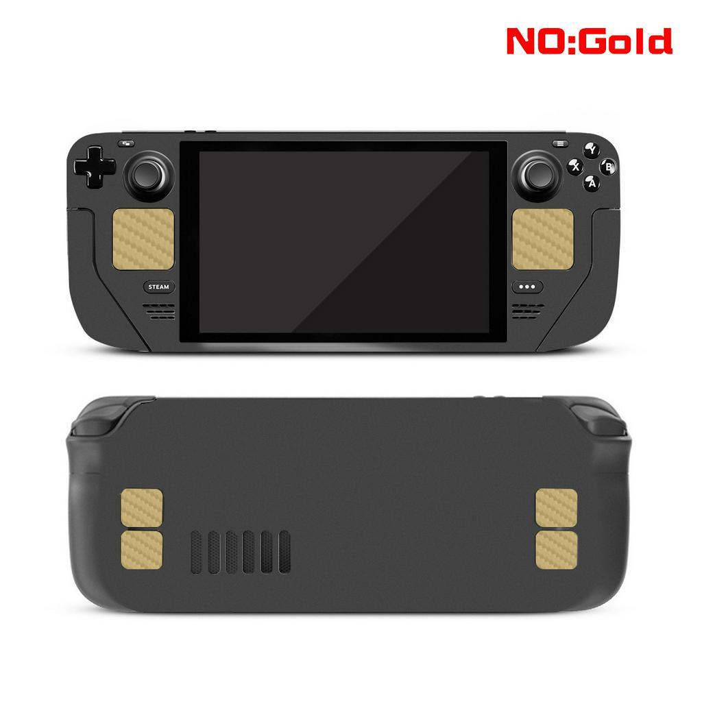Combo 02 miếng dán Trackpad và 04 Back button chống trầy xước vân carbon cực nhạy cho máy chơi game Steam Deck - Valve