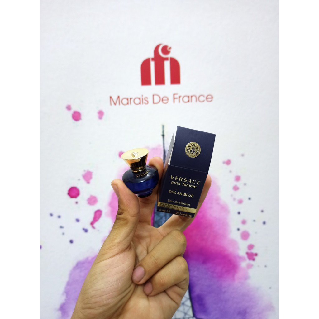 Nước hoa nữ mini du lịch Versace pour femme dylan blue 5ml nội địa pháp nhập khẩu chính hãng
