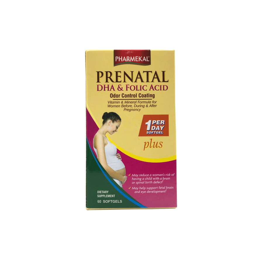Viên uống bổ sung dinh dưỡng cho phụ nữ có thai và nuôi con bú Prenatal DHA & Folic acid 60 viên MADE IN USA