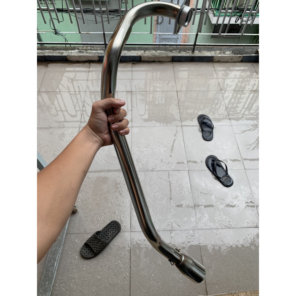 Cổ pô gắn pô tank cho FX/Raider xăng cơ