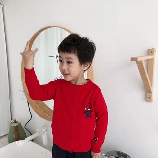 Áo len cadigan nhện batman