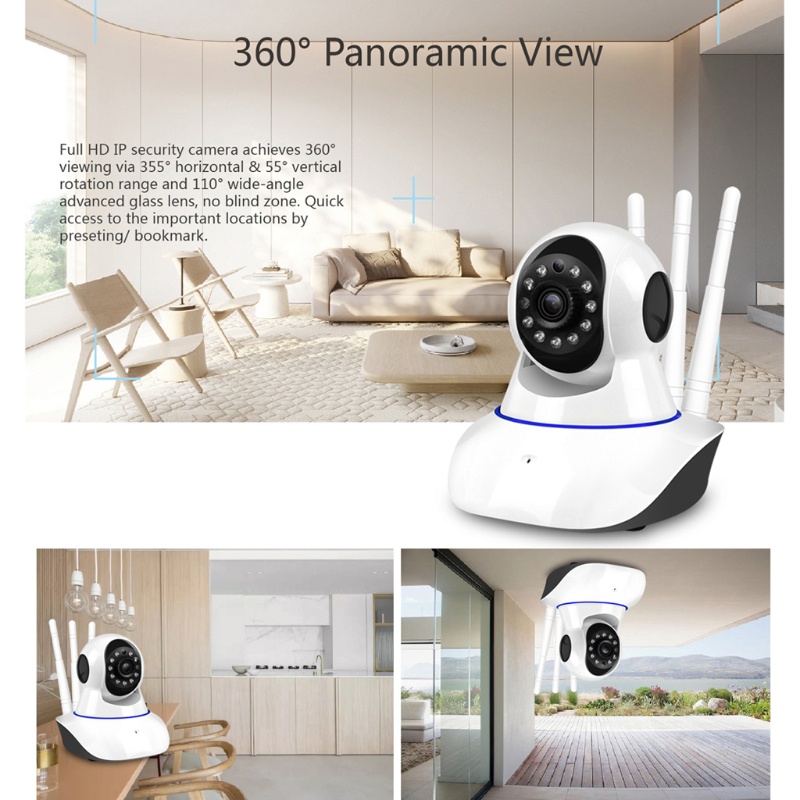 Camera không dây IOR 720P xoay 360 độ
 | BigBuy360 - bigbuy360.vn