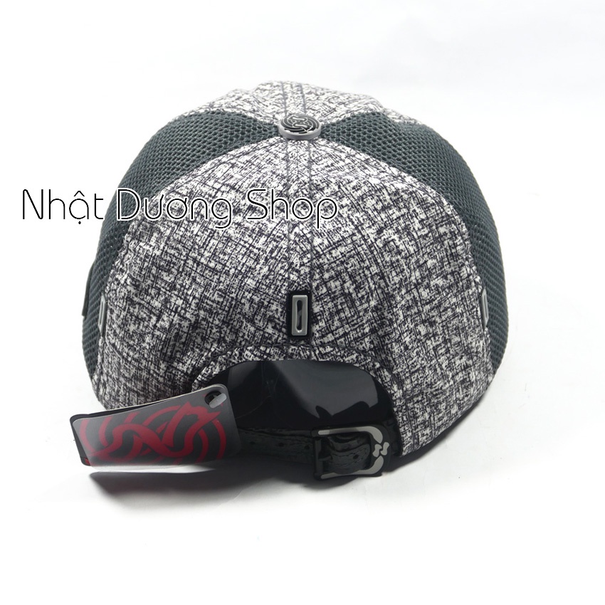 Nón kết xịn  - Chất liệu vải cotton cao cấp kết hợp với lưới cùng với mặt da bên hông chữ Z đẹp nổi bật
