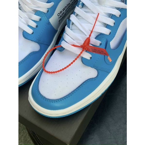 GIÀY JD1 OFF WHITE TRẮNG XANH CAO CỔ LAI AU