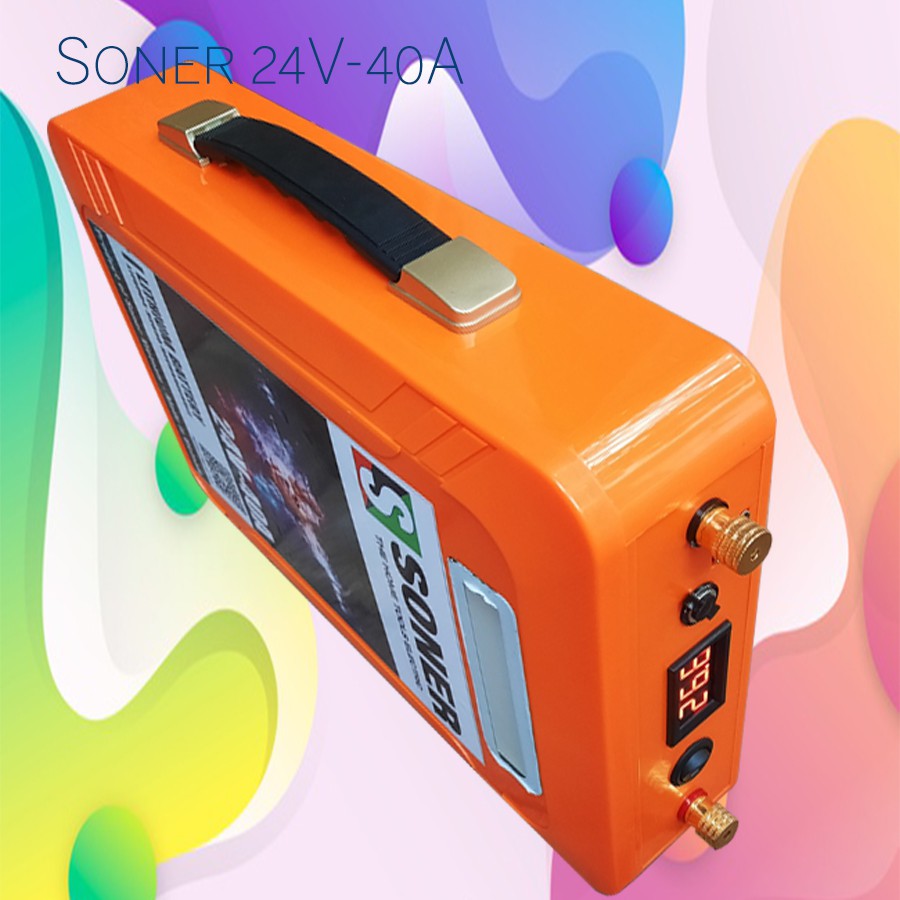 Pin lithium Soner 24V-40A