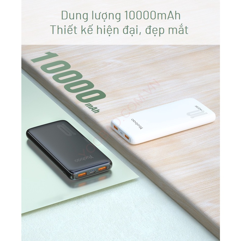 Pin sạc dự phòng Yoobao D10 10000mAh - Hàng Chính Hãng