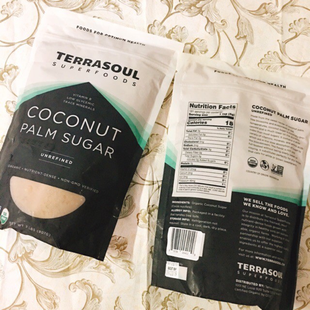 [2 loại] Đường Dừa Hữu Cơ Terrasoul 907g / Dragon Superfoods 250g