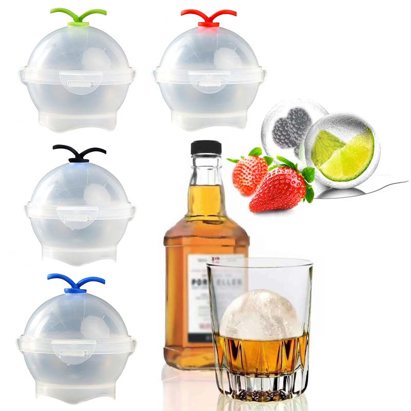 Khuôn Silicone Làm Nước Đá Hình Quả Bóng Tròn Tiện Dụng