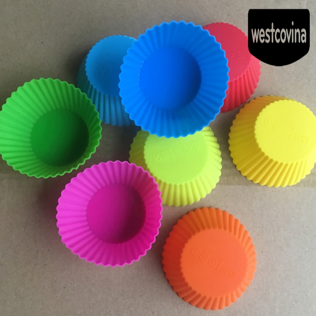[Hot]☀ Set 6 / 12 / 24 Khuôn Silicone Làm Bánh Chịu Nhiệt Tốt Tiện Dụng