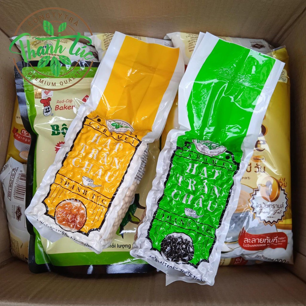 Trân Châu (Caramel, Hoàng Kim) Thanh Túc Pearl Starch Ball Gói 2kg