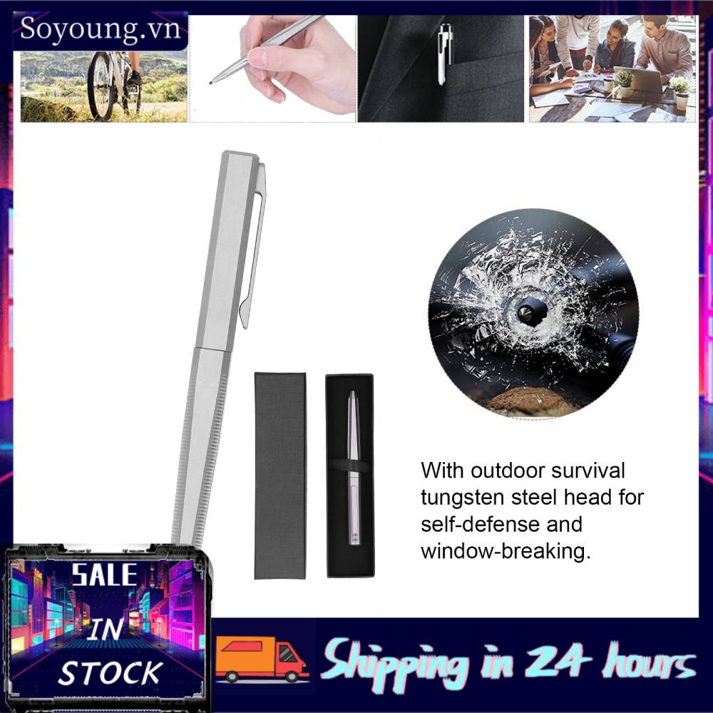 Bút Ký Tên Bằng Hợp Kim Thép Titan Kèm Kẹp Tiện Dụng