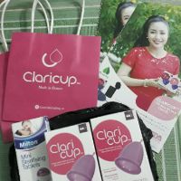 Combo 2 Cốc nguyệt san Claricup (Tặng kèm Lady gel Mới)