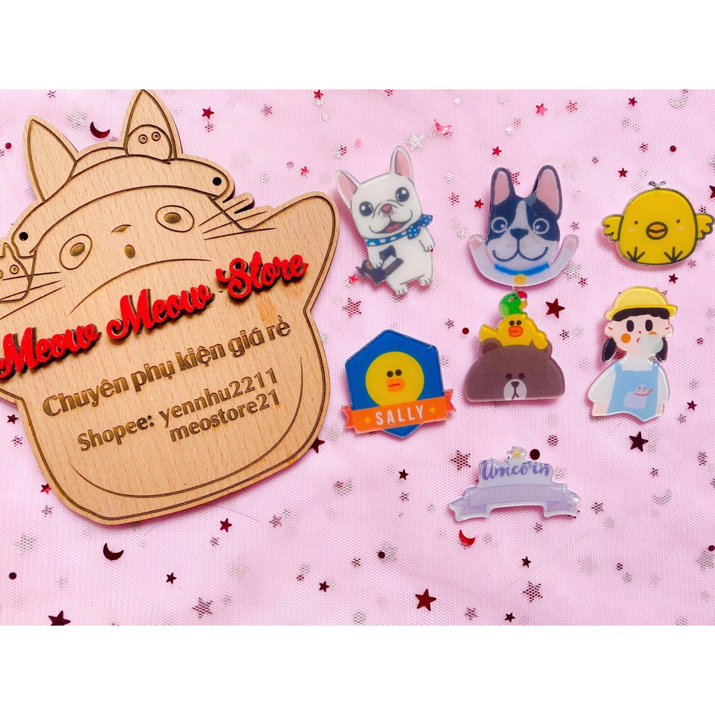 ❣️Có Ảnh+Video thật❣️ ĐƯỢC CHỌN MẪU- Pin Cài Áo, Pin Cài Balo size 3cm❣️