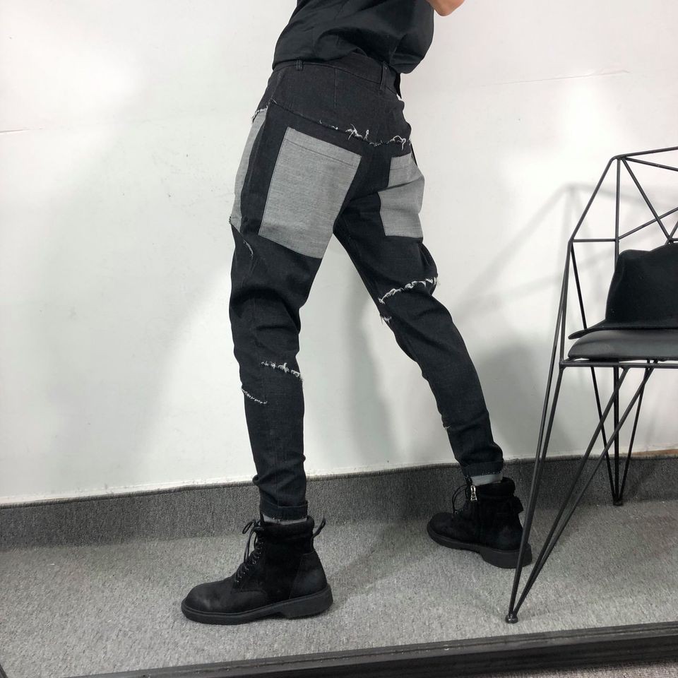 Quần Jean Nam Chất Bò Phối Màu Phong Cách | BigBuy360 - bigbuy360.vn