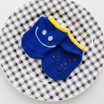 Vớ Cotton Chống Trượt Hình Mặt Cười Cho Bé Sơ Sinh Từ 0-3 Tuổi