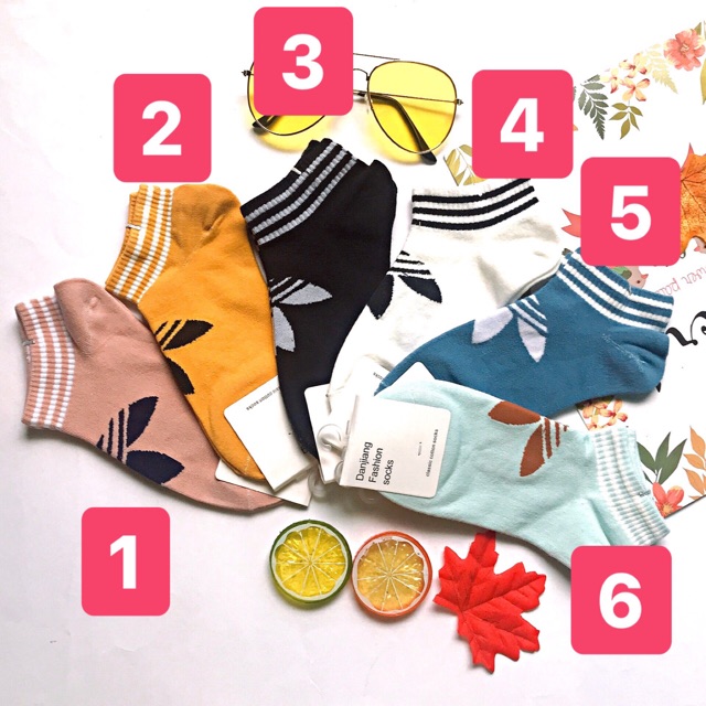 (Loại Tốt) Tất Nam Nữ Vải Dày Dặn In Hình Lá LIKANO TAT03