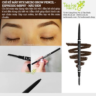 CHÌ KẺ MÀY NYX MICRO BROW PENCIL MBP