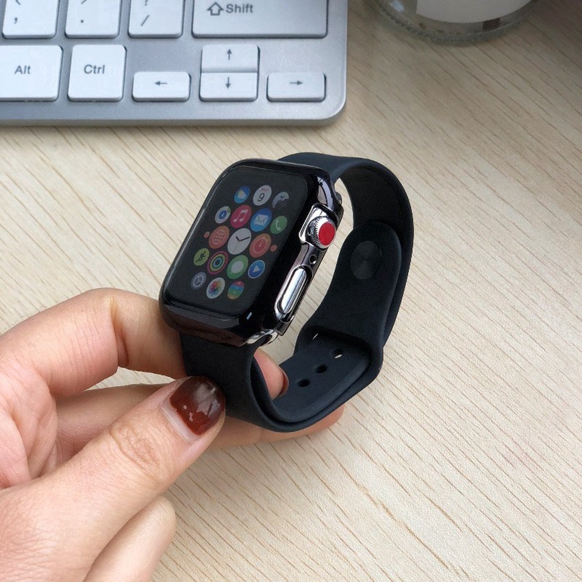 Giảm giá 70% Ốp lưng PC 360 TOÀN MÀN HÌNH BẢO VỆ CHO APPLE WATCH,Black,series 23 38MM GIÁ GỐC 63,000Đ-69B96-2