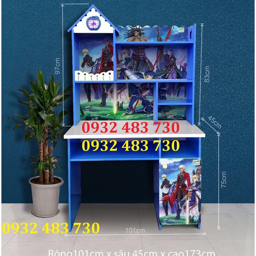 Bộ bàn ghế học sinh nhựa Đài Loan Doreamon cho bé cao cấp rộng 1mx1m73 | BigBuy360 - bigbuy360.vn