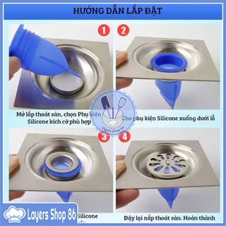 [Nowship] Phễu ngăn mùi hôi từ cống thoát nước, lưới lọc chặn rác, bồn rửa chén, nhà tắm tiện lợi hàng có sẵn
