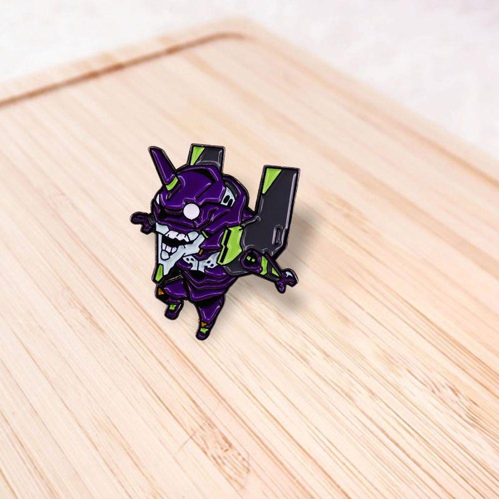 SOMEDAYZL Huy Hiệu Cài Áo Kim Loại Họa Tiết Hoạt Hình Asuka Ayanami Rei