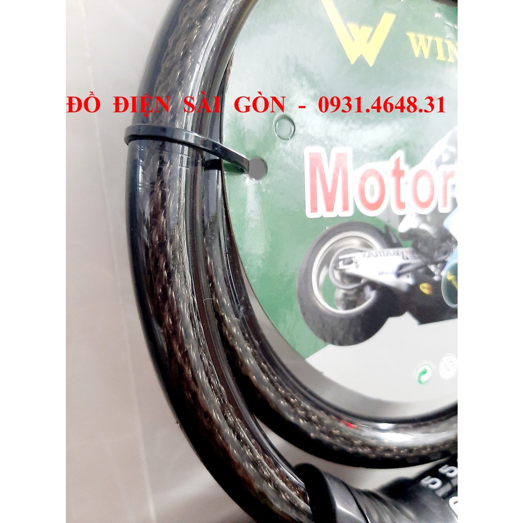 [Chính Hãng] Ổ Khóa Dây 5 Số WINSHINE Sử Dụng Khóa Xe Đạp, Xe Máy An Toàn.