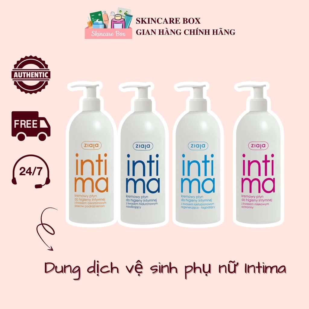 DUNG DỊCH VỆ SINH PHỤ NỮ INTIMA SIZE 500ML