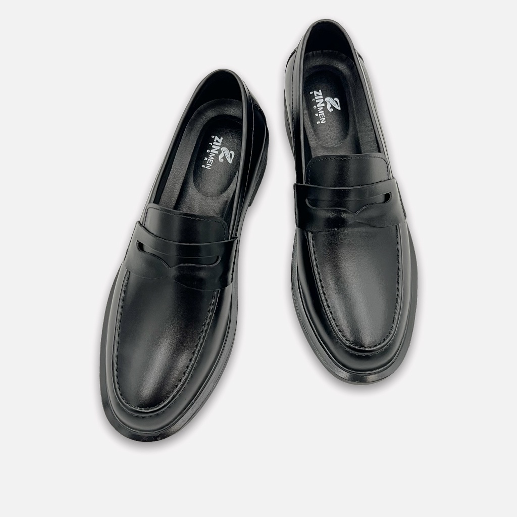 Giày Penny Loafer da bò - Giày Penny Loafer tăng chiều cao lên đến 5cm - ZinMen Store